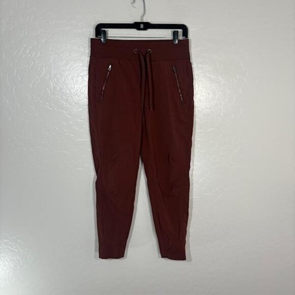 Athleta Pants Womens 4 Brown Trekkie North Jogger Hiking Travel Nylon Athletic - Picture 1 of 8